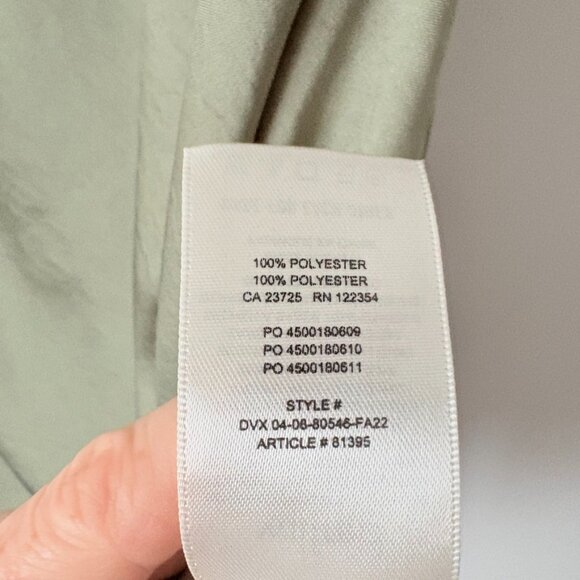 Aritzia Wilfred Mini Only Slip Dress Bitter Sage Green Size Small - Picture 6 of 6